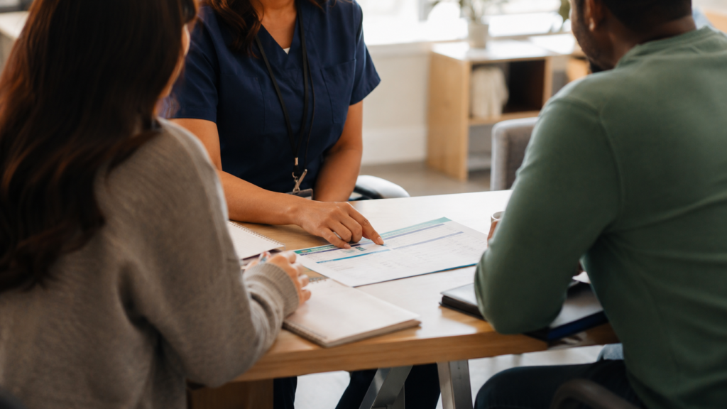 Care team reviewing an individualized treatment plan at an STRTP